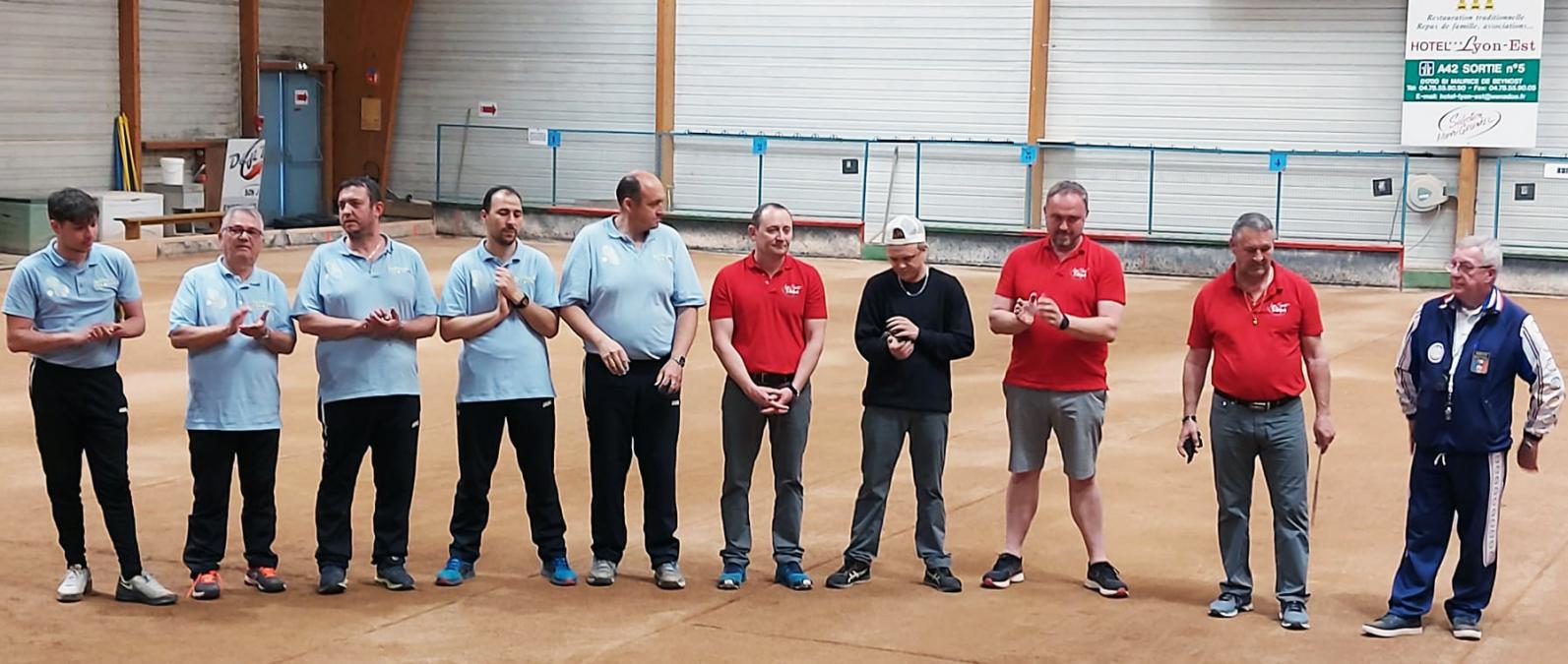 Avant la finale à St-Maurice-de-Beynost. Photo OBSM