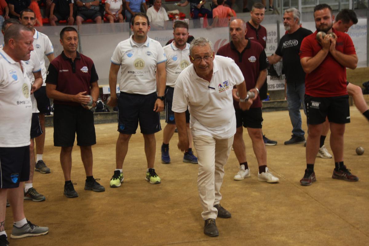 Bernard Daubard a lancé le but de la finale de la Ligue Sports Boules M1